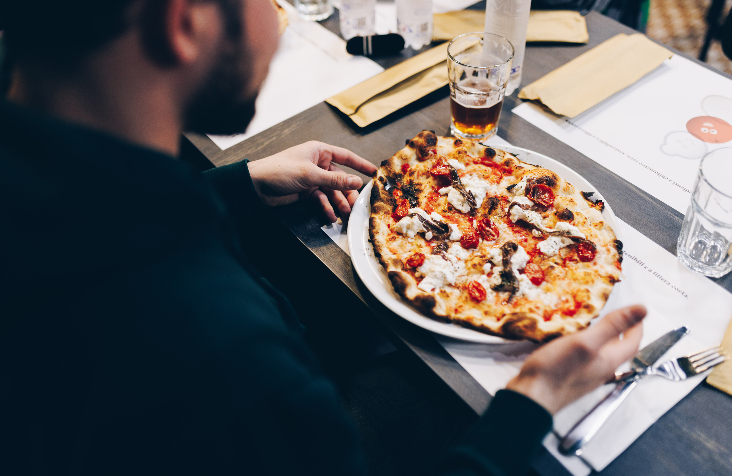 kindness pizzeria bergamo impasto consumazione sul posto